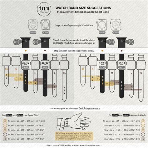 hermes watch strap sizes